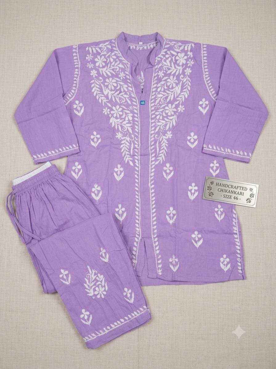 Chikankari Cotton Co-Ord Set
